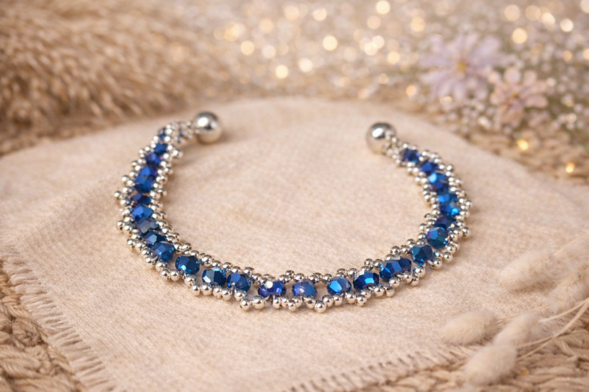 Miyuki Armband Ocean Crystal light