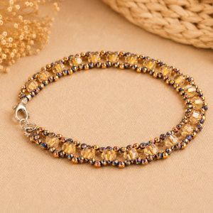Miyuki Armband Rainbow Crystal