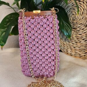 Makrilou „Rosé Bloom“ Handytasche