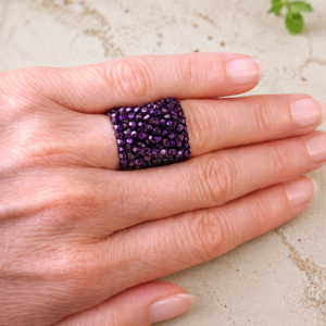 Makrilou „Amethyst Noir“ Ring