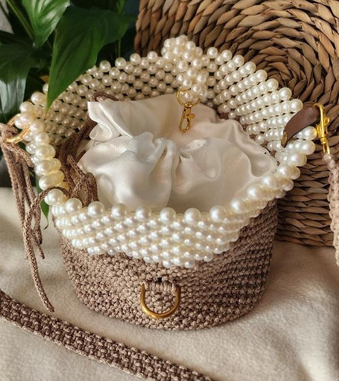 Makrilou „Perlenglanz“ Boho Tasche – Bild 2