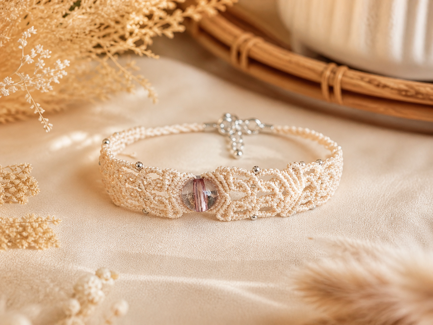 Makrilou „Naturzauber“ Makramee Armband