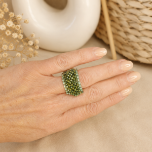 Makrilou „Moosglanz“ Ring