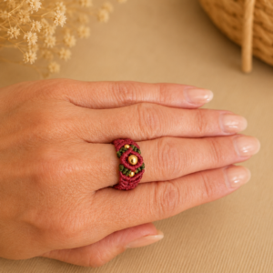 Makrilou „Rosenglut“ Ring