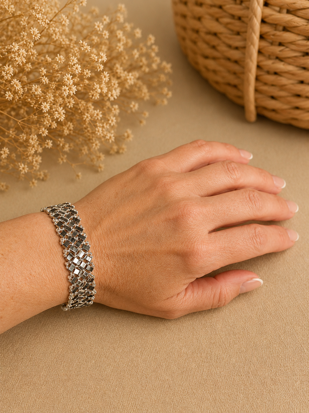 Makrilou „Silberglanz“ Armband – Bild 2