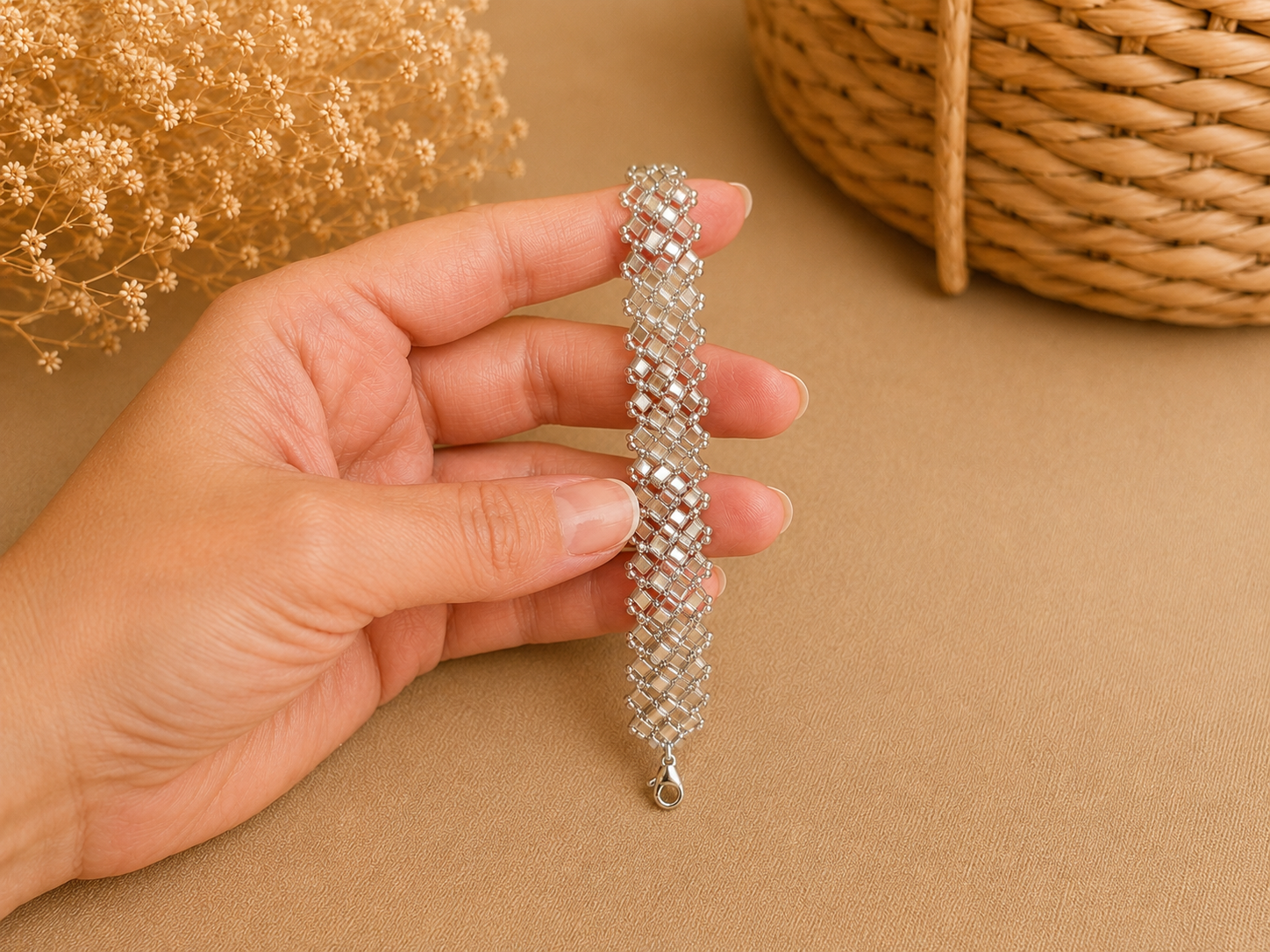Makrilou „Silberglanz“ Armband – Bild 3